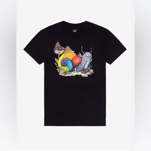 Stephanie Bayless Snail Black T-Shirt | Size M | New without Tags